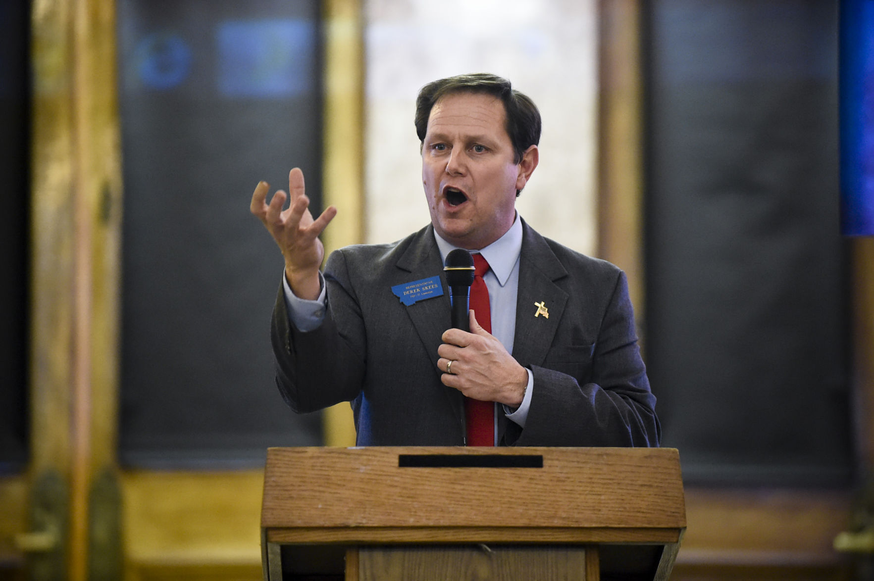Rep. Derek Skees, R-Kalispell.